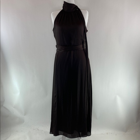 Sachin + Babi Brown Kayla Gown, 12 (flaw) - Picture 8 of 13